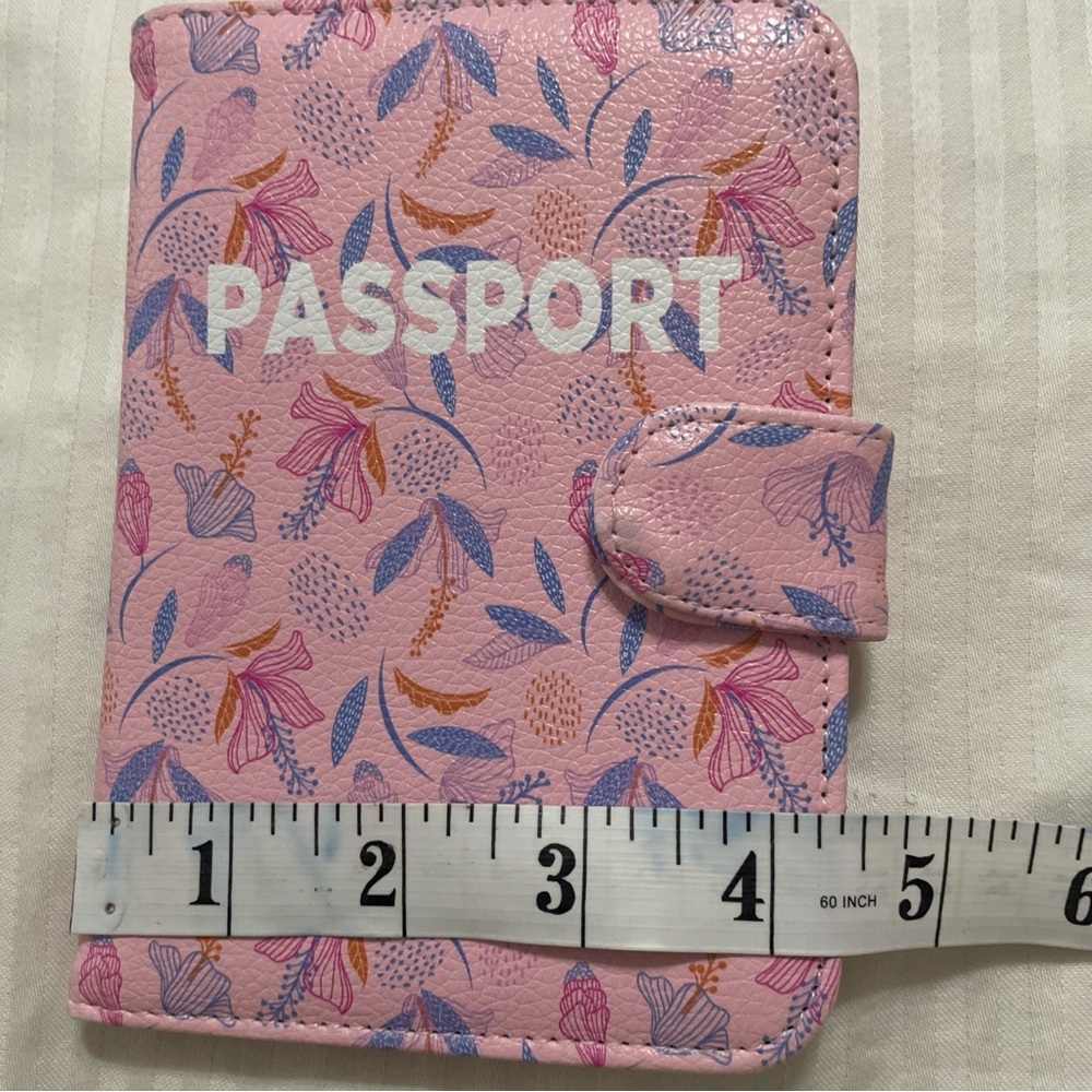 Floral Pink‎ Passport Holder - Picture 6 of 8